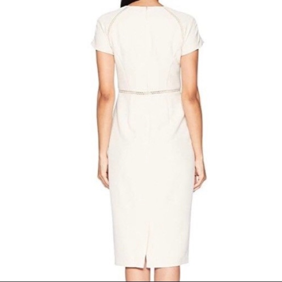 MAGGY LONDON Dress Oyster Dream Crepe New Sz 8 - Picture 4 of 10